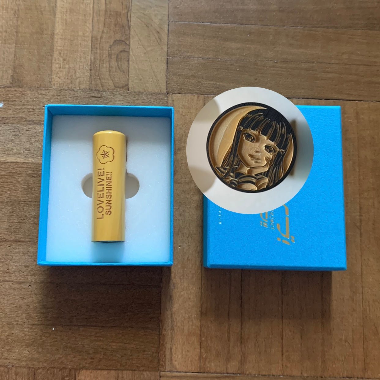 Love Live Limited Custom Dia Kurosawa Wooden Engraved Stamp - HonokaSplits