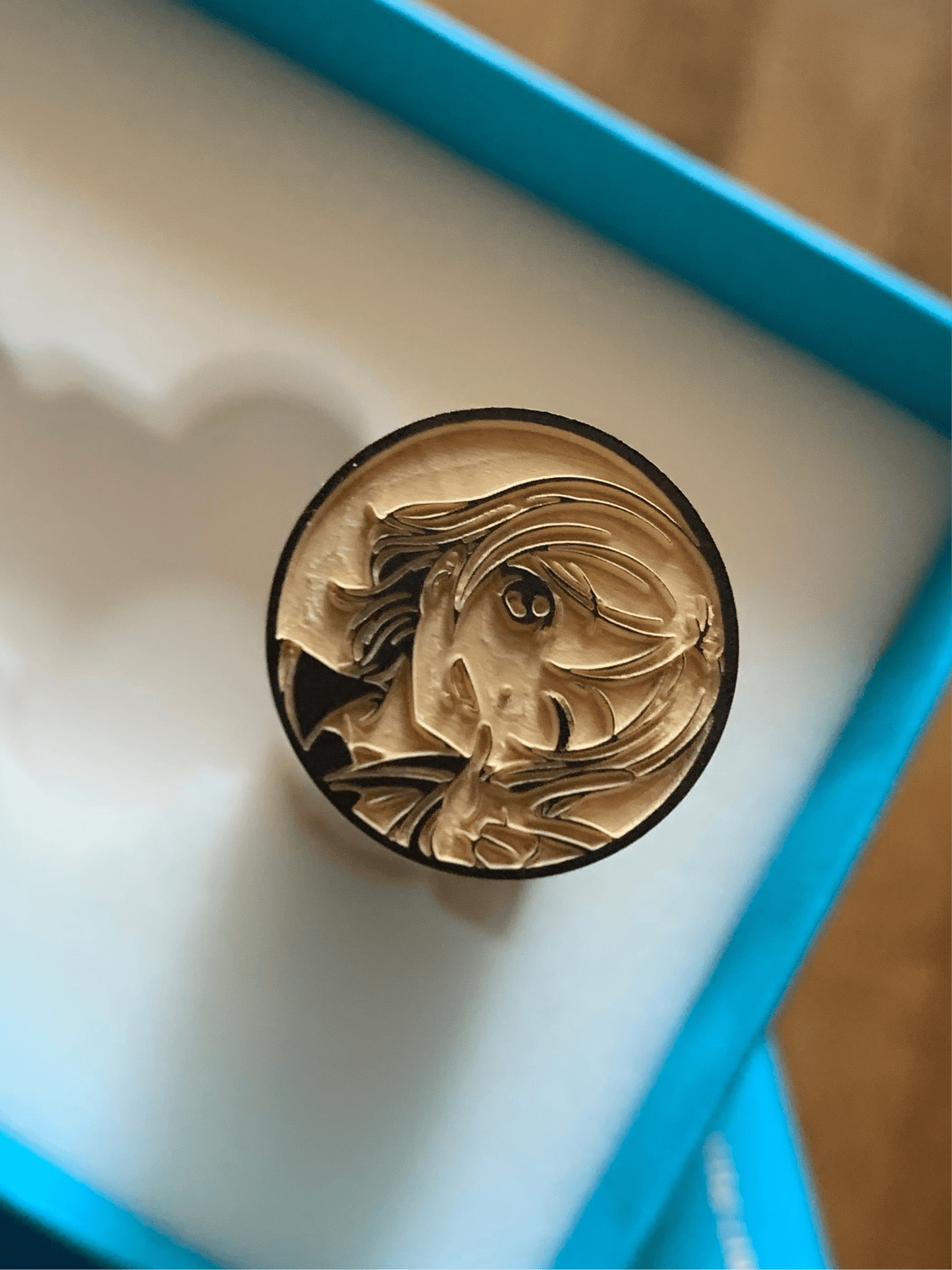 Love Live Limited Custom You Watanabe Wooden Engraved Stamp - HonokaSplits