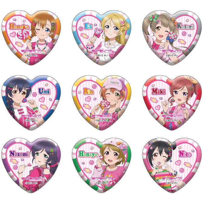 Love Live Muse Heart Pin - HonokaSplits