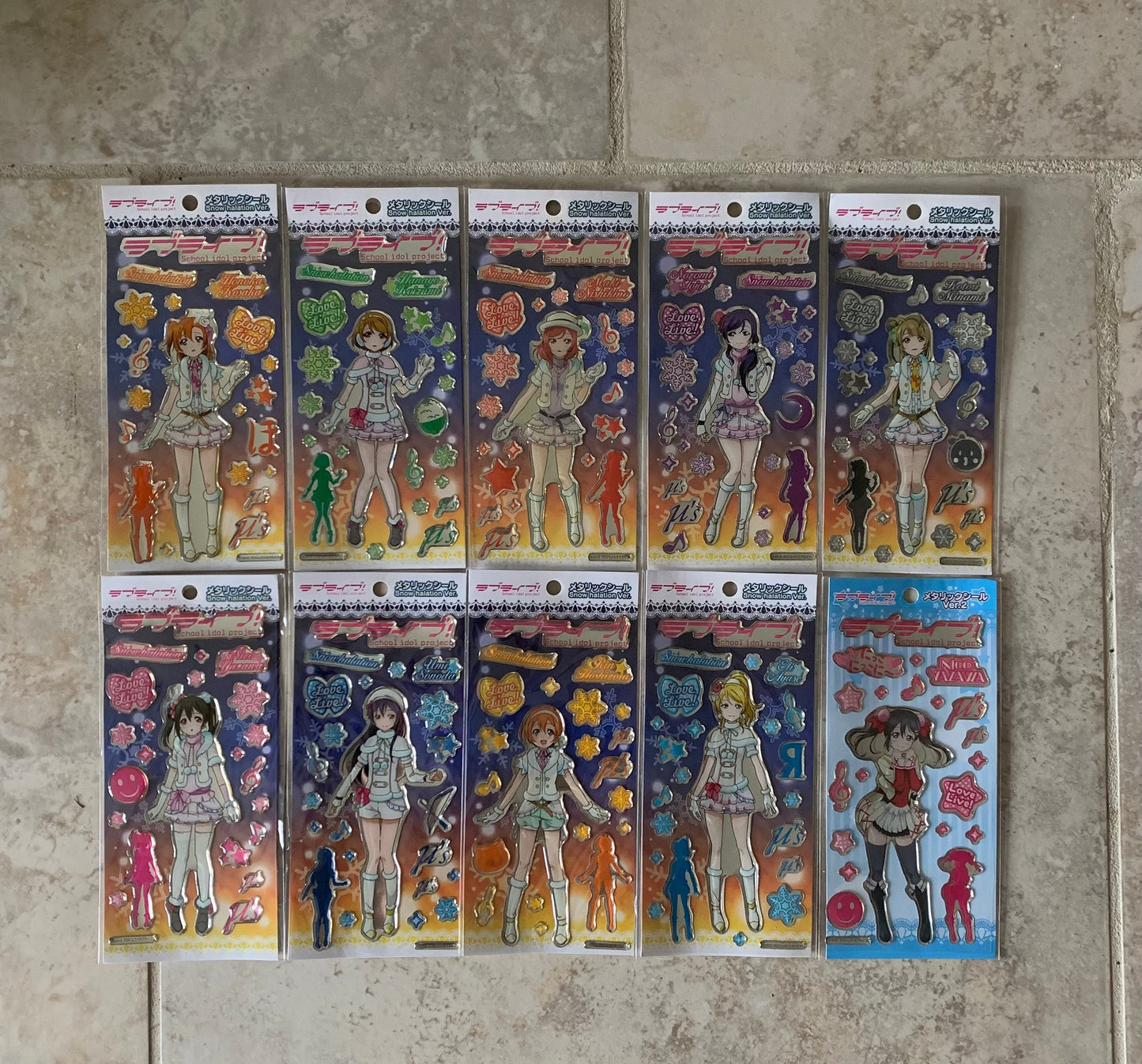 Love Live Muse Snow Halation Stickers - HonokaSplits
