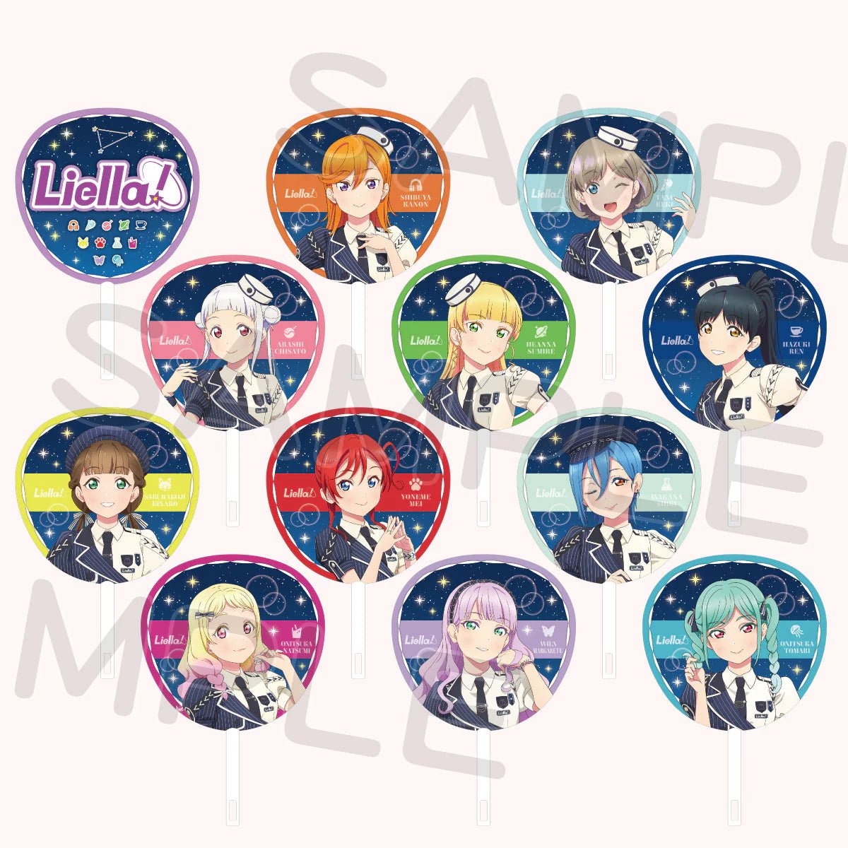 Love Live Superstar Uchiwa Fan - HonokaSplits