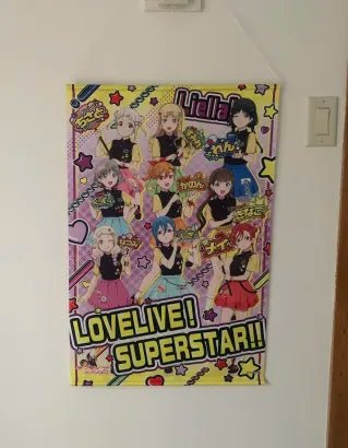 Love Live Superstar x Don Quiote Key Visual B2 Tapestry USED - HonokaSplits