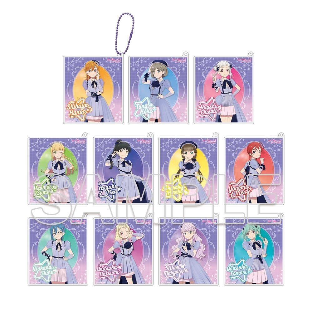 (PREORDER) Love Live Liella Keychain BLINDBAG - HonokaSplits