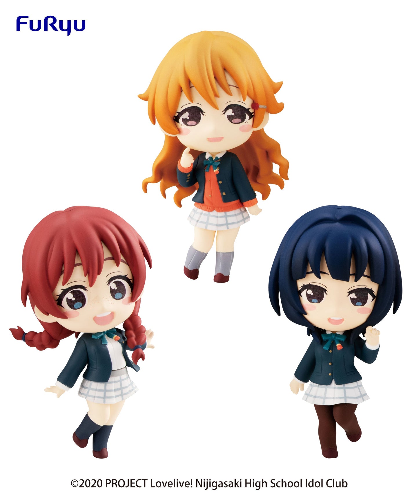 (PREORDER) Nijigasaki Chobirume Figure 3rd Years USED - HonokaSplits