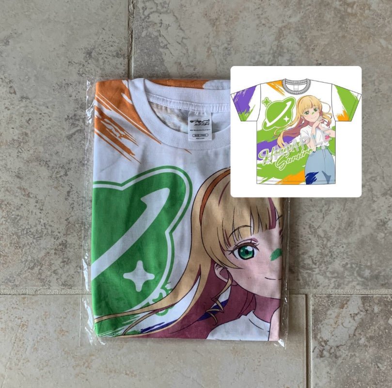 Sumire Heanna Paint Full Graphic T-Shirt - HonokaSplits