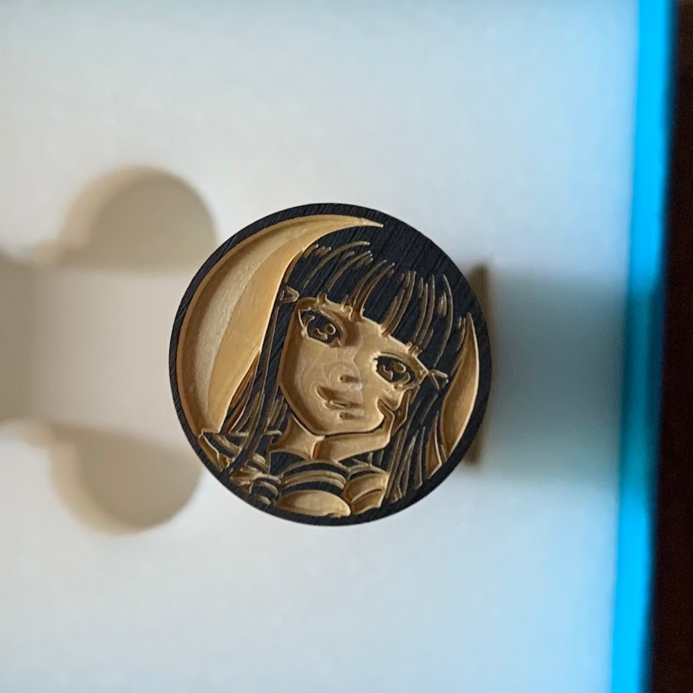 Love Live Limited Custom Dia Kurosawa Wooden Engraved Stamp - HonokaSplits