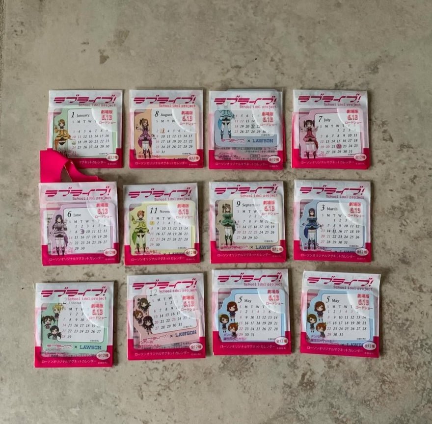 Love Live Mini Calendar Magnet - HonokaSplits