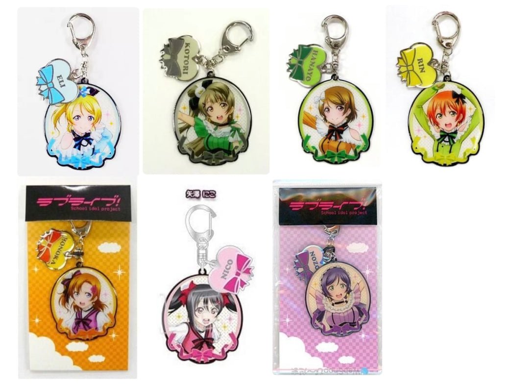Love Live School Idol Project Kira Kira Sensation Metal Keychain - HonokaSplits
