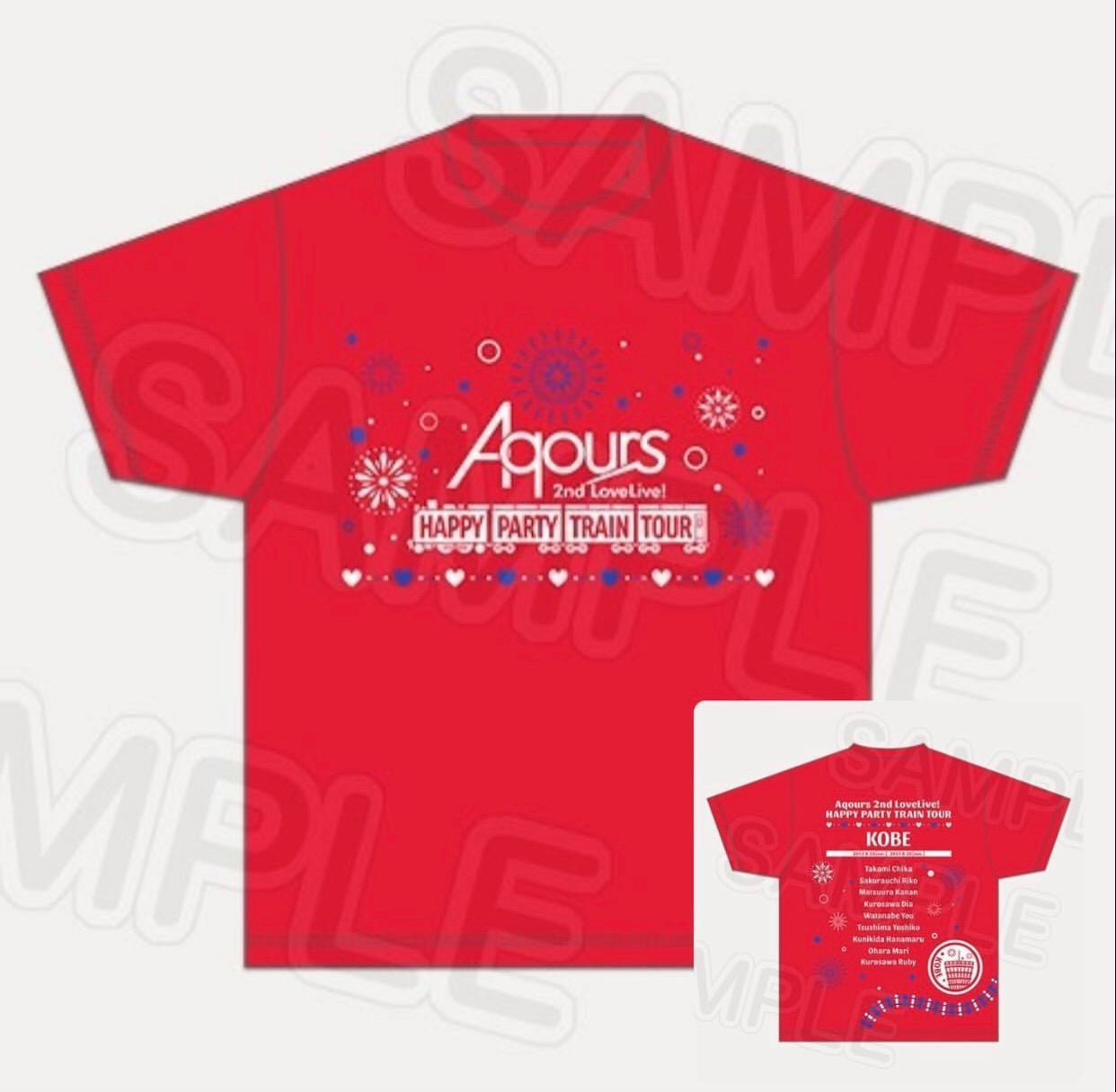 Love Live Sunshine Happy Party Train Shirt Kobe - HonokaSplits