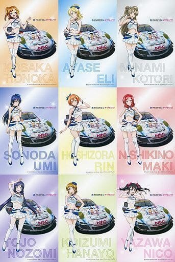 Love Live x Pacific Racing Postcard set - HonokaSplits