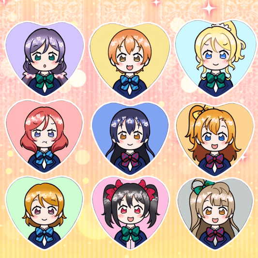 (PREORDER) Love Live Fanmade Badge - HonokaSplits