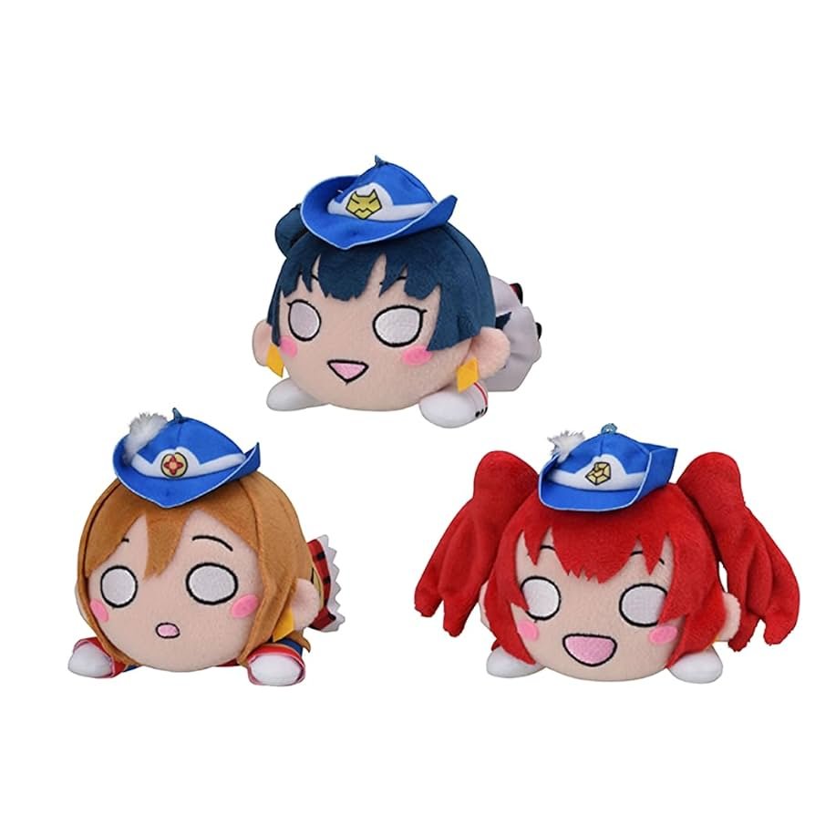 (PREORDER) Love Live Sunshine Happy Party Train NNN Keychain Nesoberi 1st years - HonokaSplits