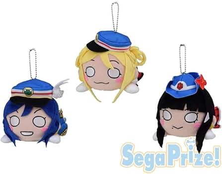 (PREORDER) Love Live Sunshine Happy Party Train NNN Keychain Nesoberi 3rd years - HonokaSplits