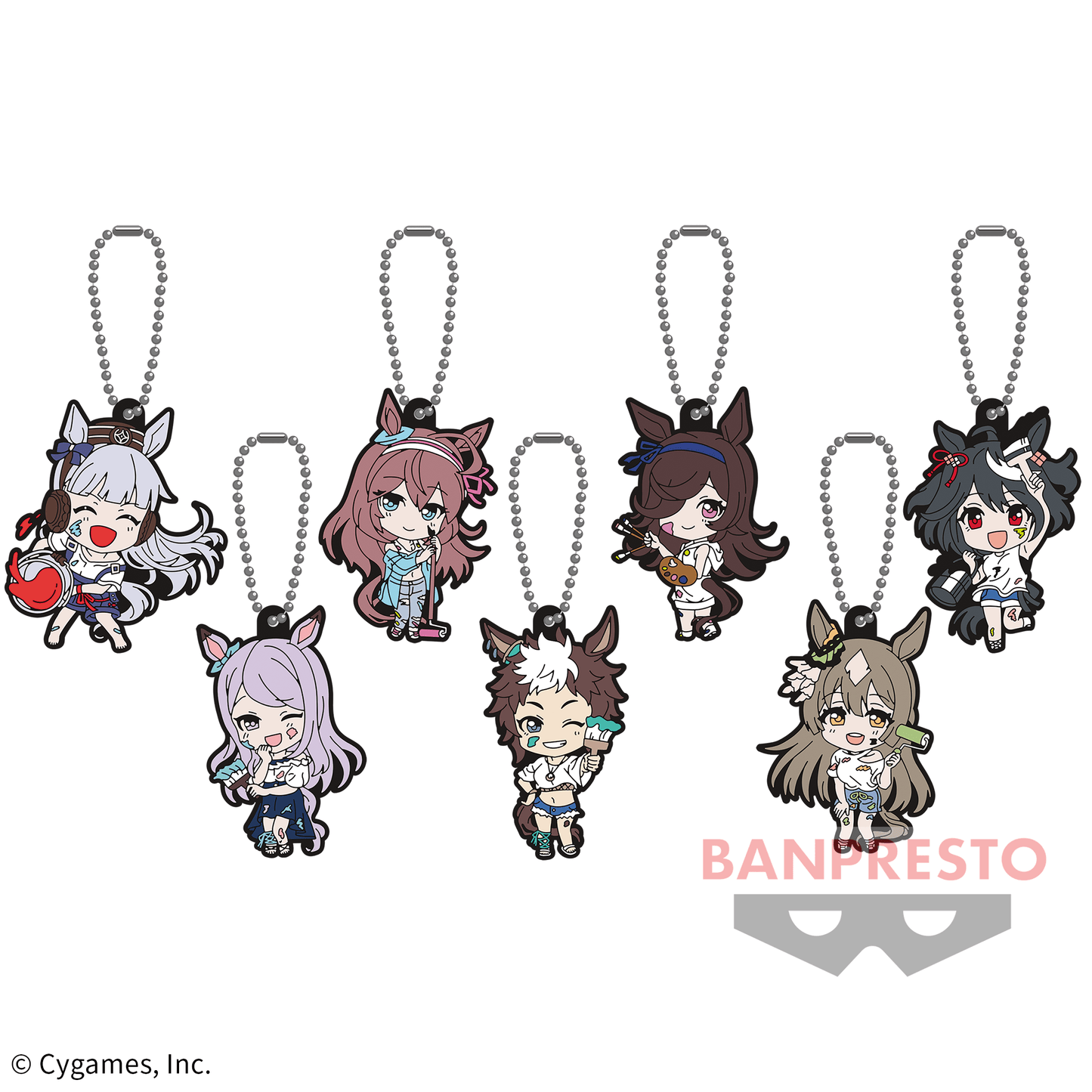 (PREORDER) Umamusume Paint Keychain - HonokaSplits